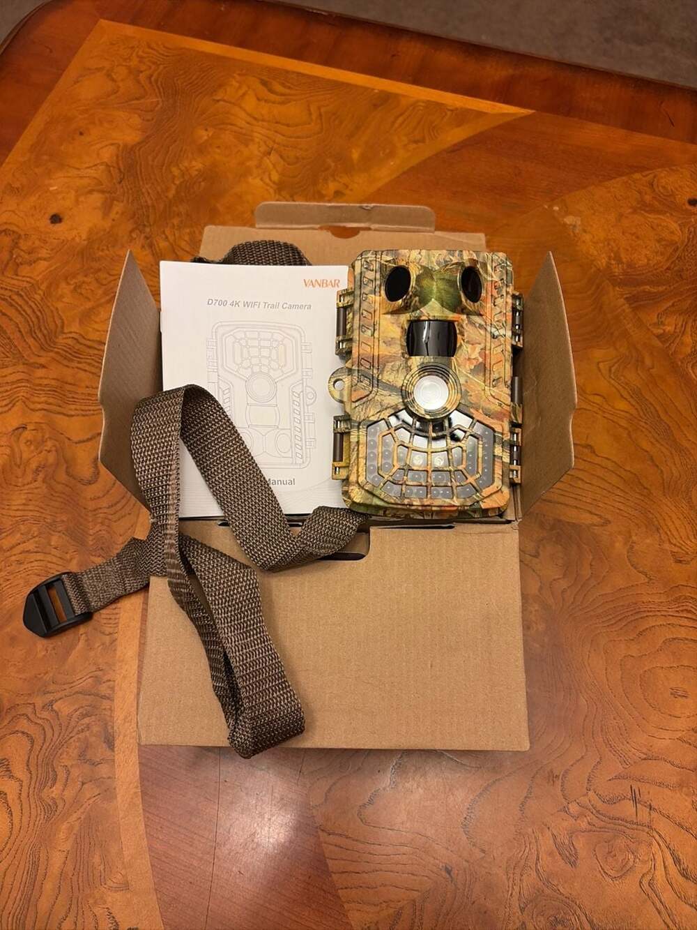 Vanbar D700 4K WiFi Trail Camera Camouflage